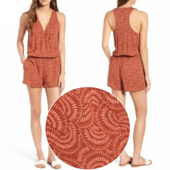 hinge Pants - Hinge Romper Nordstrom Burnt Orange Henna Wrap
